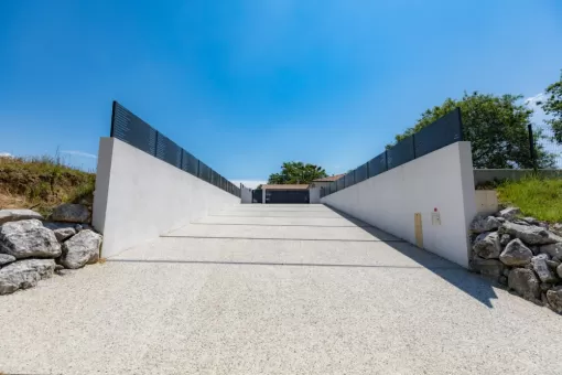 Pose d'une allée drainante dans les Landes