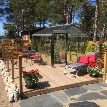 Serre de jardin en verre et aluminium ACD pour G.Despagnet