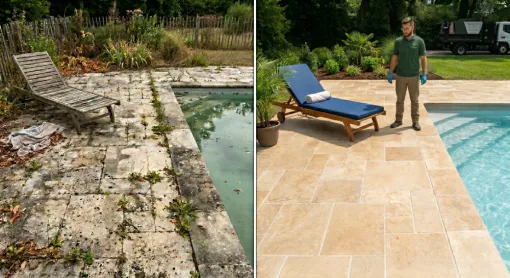 Nettoyage de piscine avec des professionnels du paysagisme