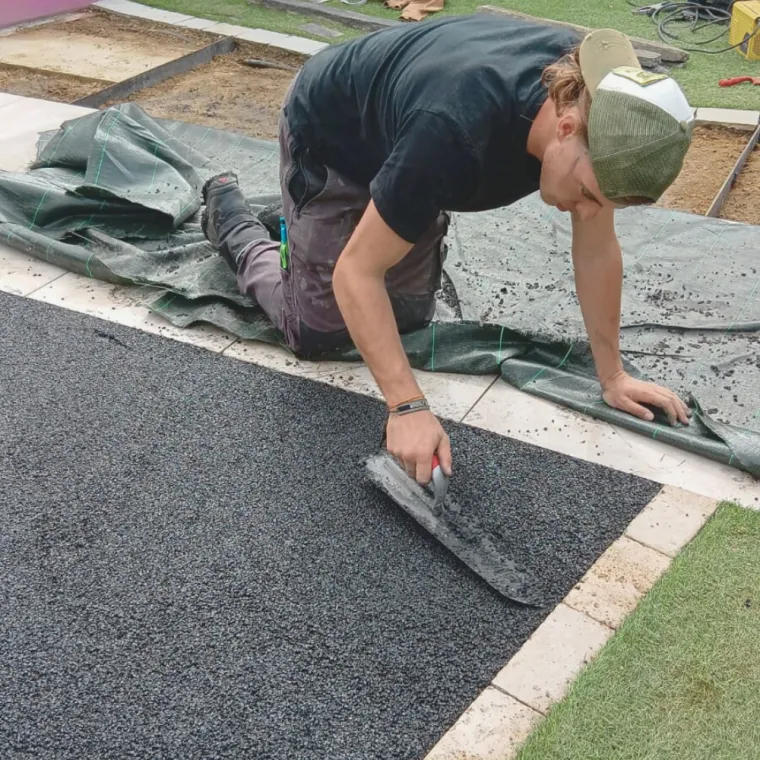 Réalisez vos allées et accès en béton drainant 