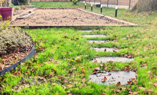 Pas japonais dans ce jardin rénové de Mont de Marsan