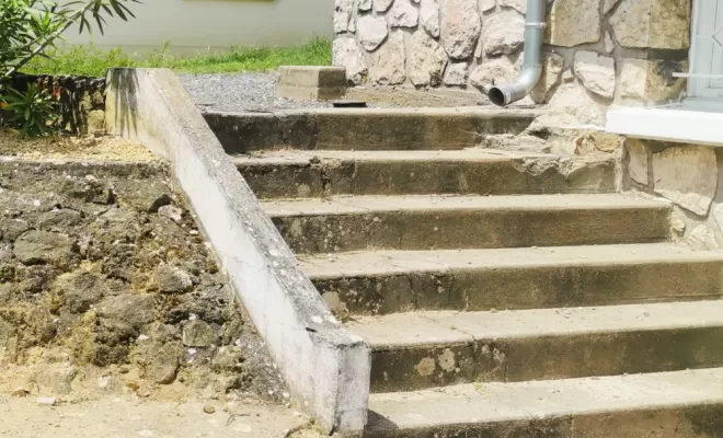 Rénovation d'une entrée de jardin